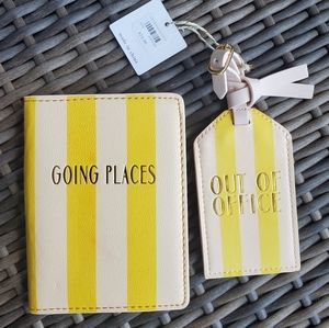 Going Places Cabana Passport Holder + Luggage Tag